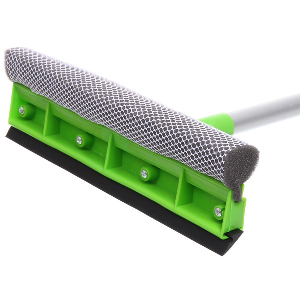 Окномойка Селфи для мытья стекол, телескопическая алюминиевая ручка 95см. губка 25см. 550