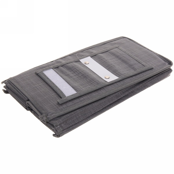 Кофр - органайзер подвесной "ФЛЭТ", цвет темно - серый, 5 отделений, 30*15*70см