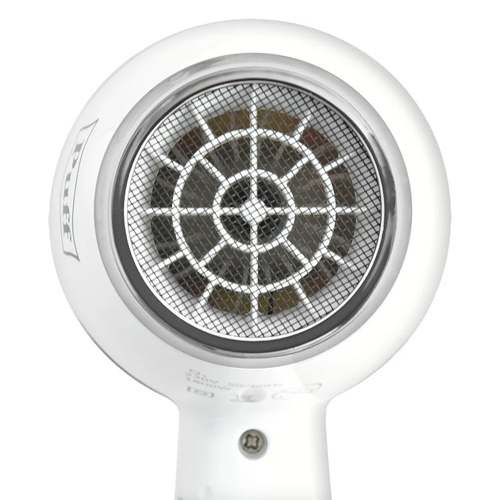 Фен для волос настенный "Puff-1800В", 1,8 кВт, с розеткой, 20,5х11х24 см, белый