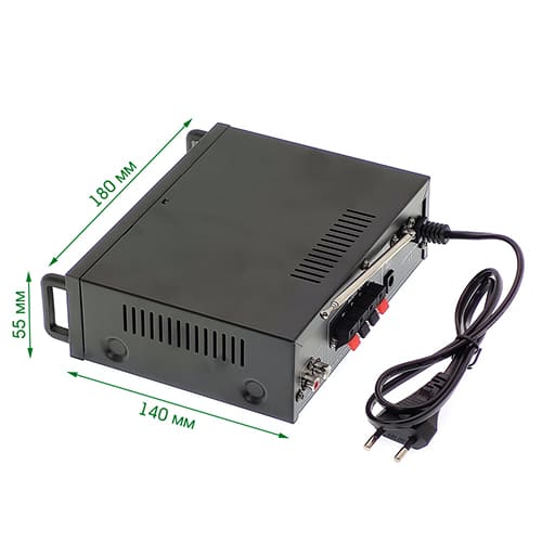 Усилитель звука ОРБИТА OT-SPA01 (2х60 Вт, USB, TF, FM, bluetooth)
