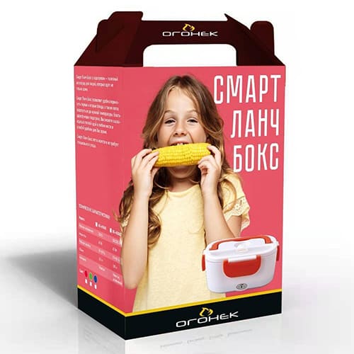 Ланч-бокс с подогревом Огонек OG-HOG02, синий