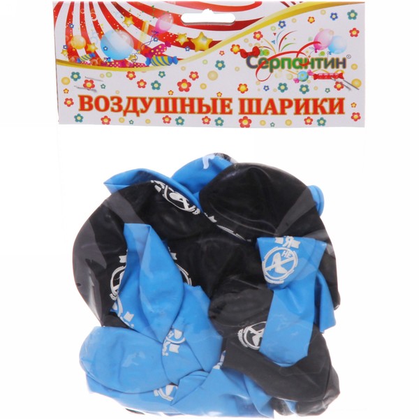 Воздушные шары  25 шт, 10"/25см "Я не подкаблучник", (микс)