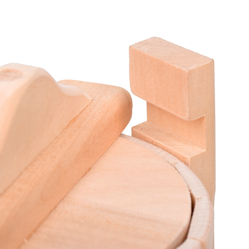 Бондарное ведёрко для хранения 1 л с крышкой "Банные штучки" липа 