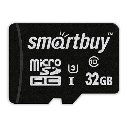 Карта памяти micro SDHC Smartbuy 32GB U3 V30 A1 Advanced R/W up to 90/55 с адаптером SB32GBSDU1A-AD