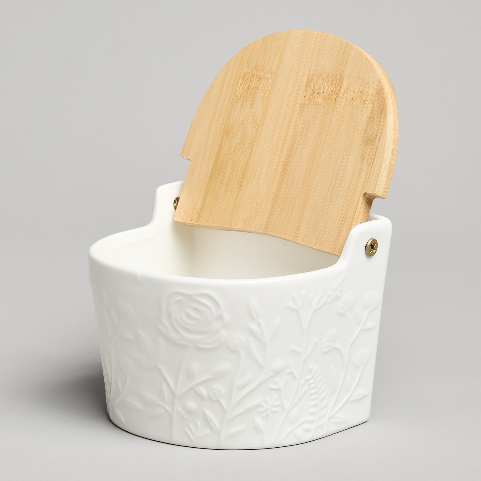 БАНКА ДЛЯ СОЛИ С ДЕР.КРЫШКОЙ LEFARD "MEADOW" 11,5*11*9,5 СМ 450 МЛ