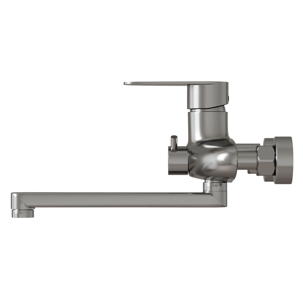 Смеситель для ванны и раковины 35k MIXLINE MLSS36-021 "Steel Kit" нерж.