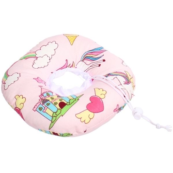 Воротник ветеринарный на кулиске "ЛЮБИМЫЙ БРО", для принцессы, р XS, окружность шеи 10-17см (лейбл)