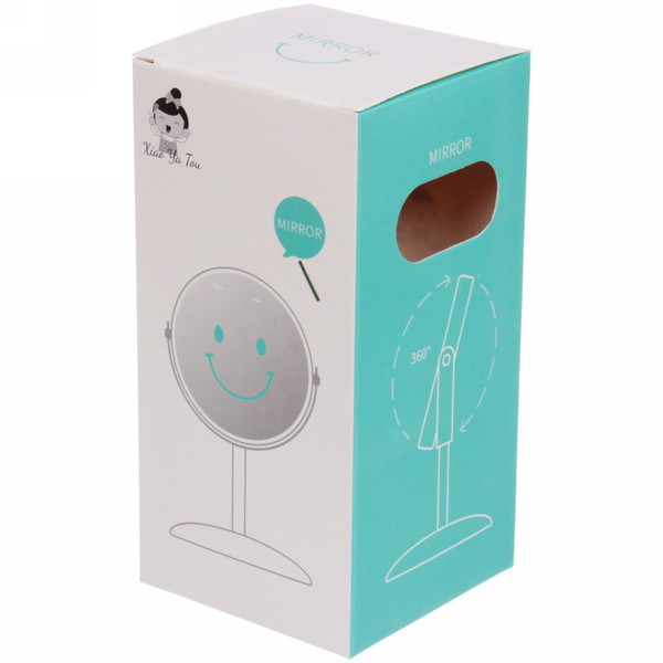 Зеркало настольное на ножке "Stylish image - Котик Пушок", круг, 8*14 см (картон. коробка)