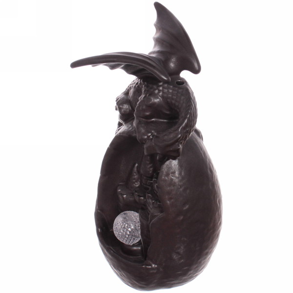 Подставка под стелющиеся благовония "Сказочный дракон" 10*9*19см с подсветкой