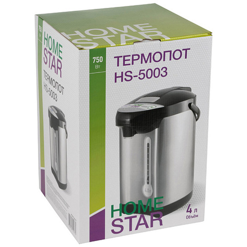 Термопот Homestar HS-5003 (4л, 750Вт, повторное кипячение)