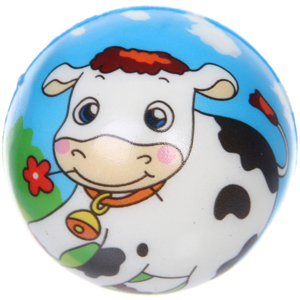 Мяч  6,3 см "Радостное лето" (антистресс), микс СТИКЕР НА ВЛОЖЕНИЕ