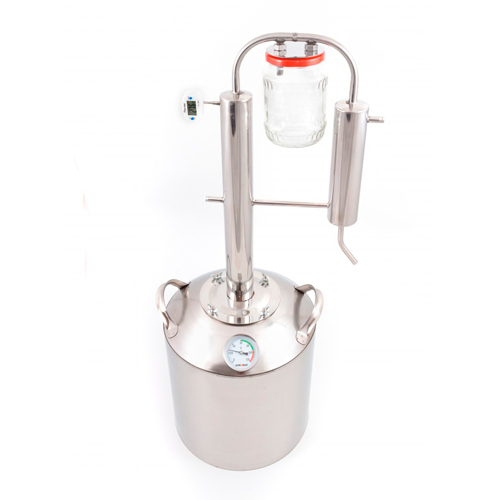 Дистиллятор бытовой Алковар Крепыш с банкой 20 л + термометр на клампе 2 дюйма