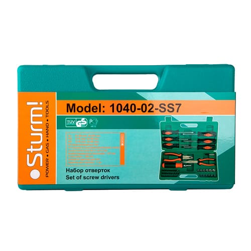 Набор инструментов в кейсе 45 предметов STURM 1040-02-SS7