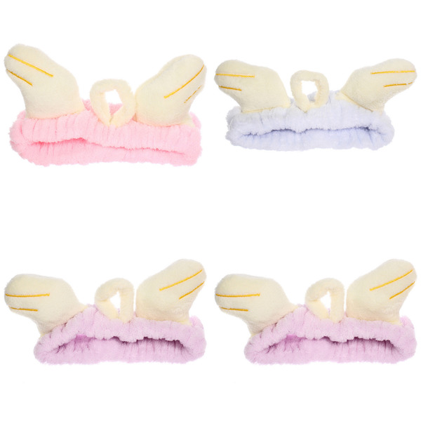 Повязка на голову "New collection Vostok - Ангел", цвет розовый, голубой и сиреневый, 20*6см ( упаковка белый ZIP пакет )