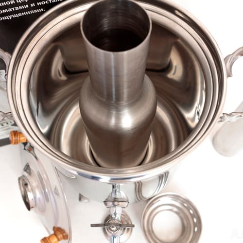 Самовар жаровый с трубой  5л,  Уфимский самовар Стольник