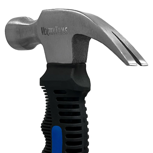 Молоток- гвоздодер компакт 225 гр, vertextools 10-28-225