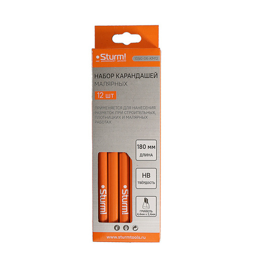 Набор карандашей малярных STURM 1090-06-KM12