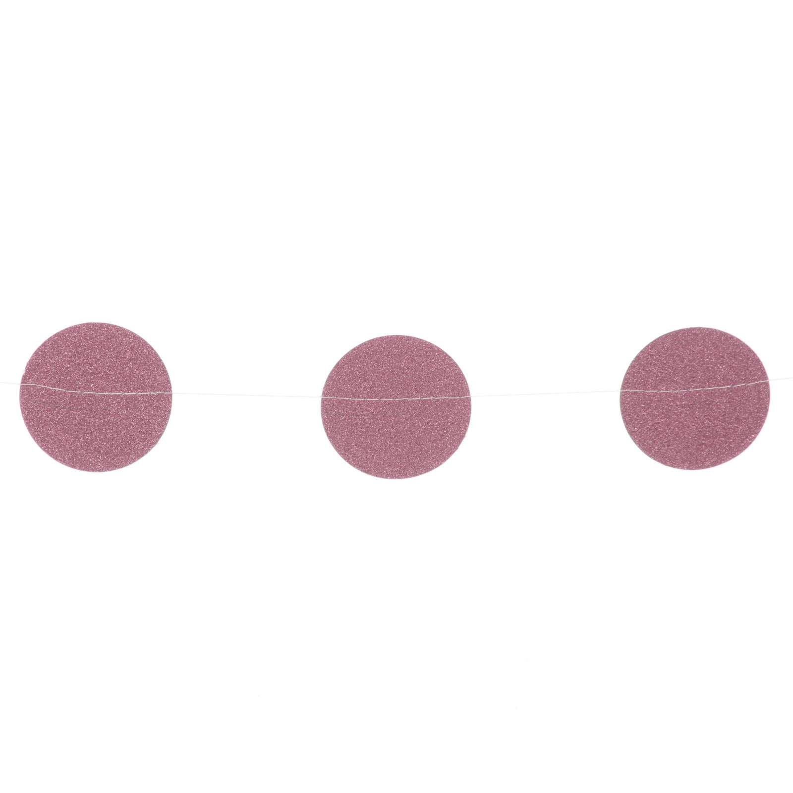 Растяжка "Вечеринка" 2,5 м 5 см Глиттер, (24 штук), шампань