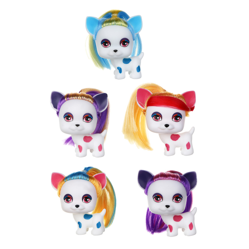 ИГРОЛЕНД Игрушка-сюрприз "Кудряшик" в пакете, PVC, 14x12см