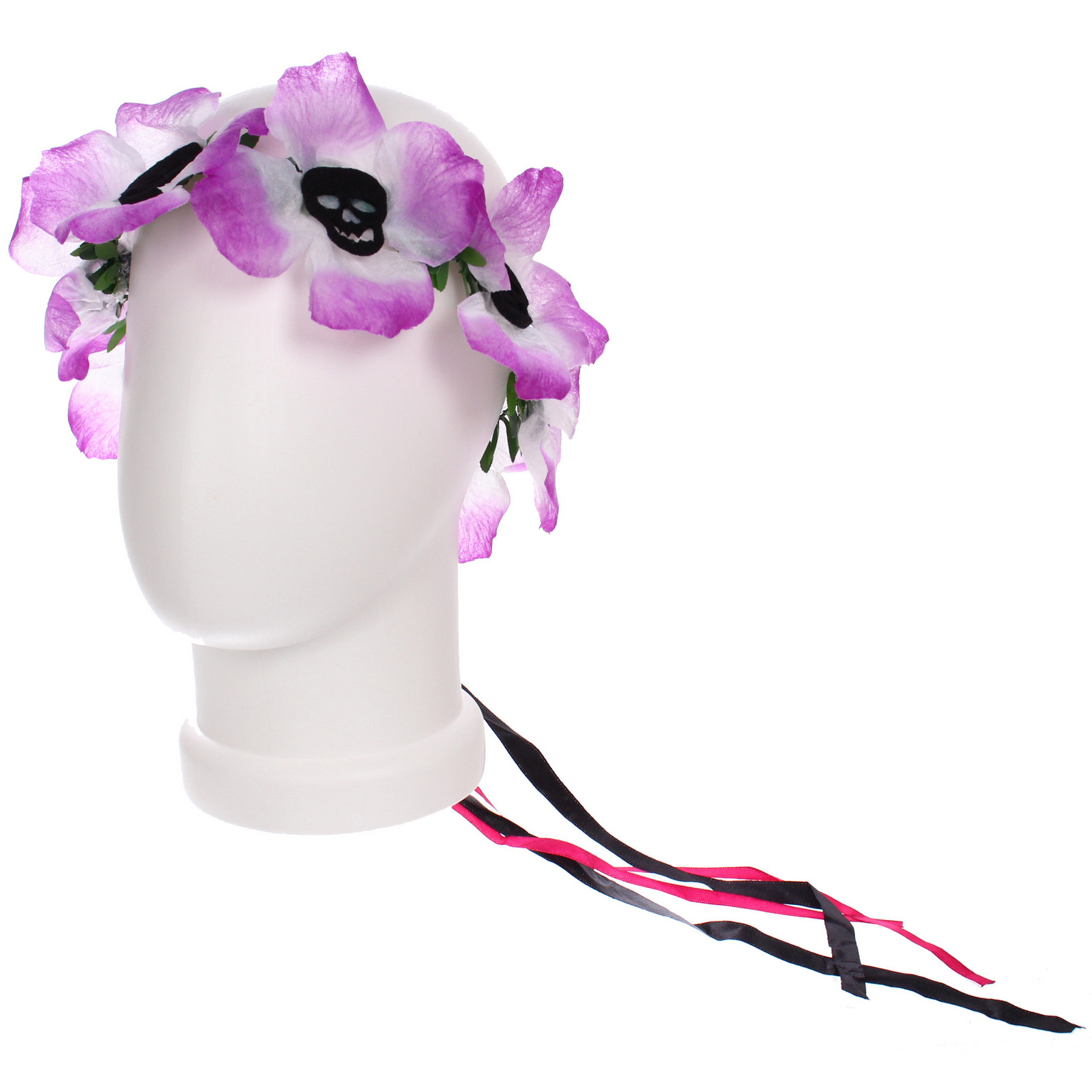 Ободок для волос карнавальный "Helloween - Цветы", микс