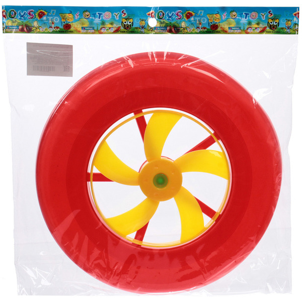 Тарелка летающая "Быстрее ветра" 22 см, микс