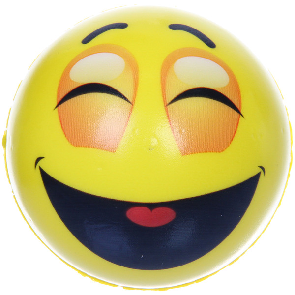 Мяч  7,6 см "Смайл" (антистресс), микс СТИКЕР НА ВЛОЖЕНИЕ