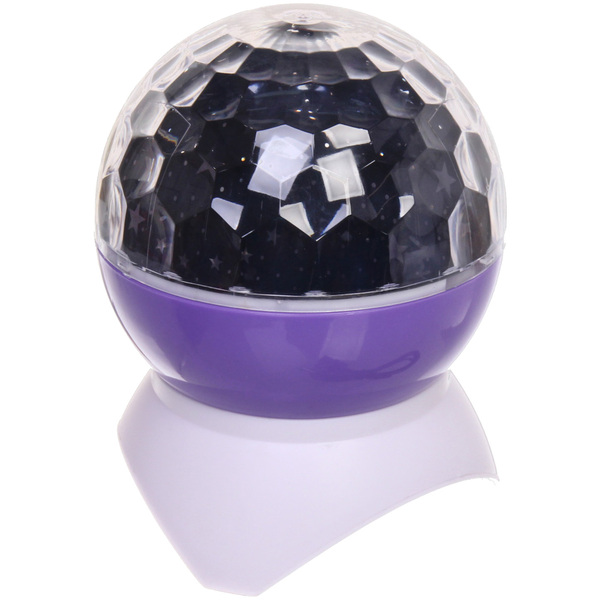 Диско-шар "Double Magic" (в комплекте 2 плафона - диско, звездное небо), Bluetooth, авторежим, USB, в ассортименте (220V)