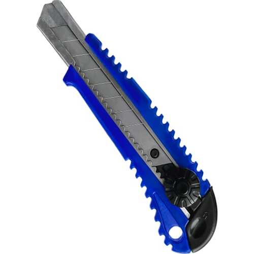 Нож малярный с круглым фиксатором 18 мм vertextools 0044-18-01