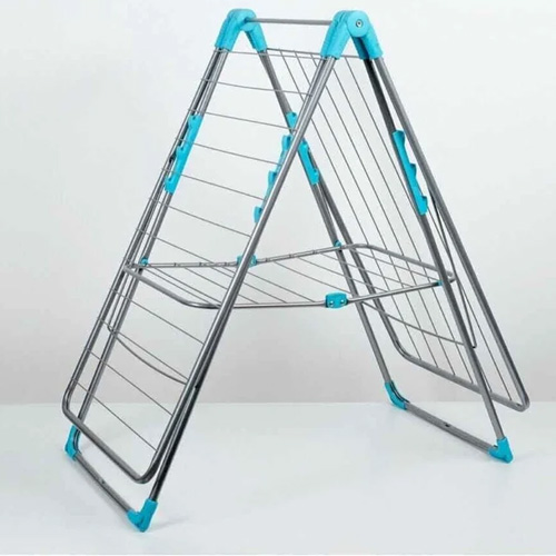 Сушилка для белья двухуровневая цвет серебро 21м СБ8 НИКА, 1/2