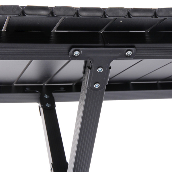 Стол кемпинговый складной DC-5003, 117*59*44 см,  цвет: чёрный, каркас алюминий, Турист Мастер