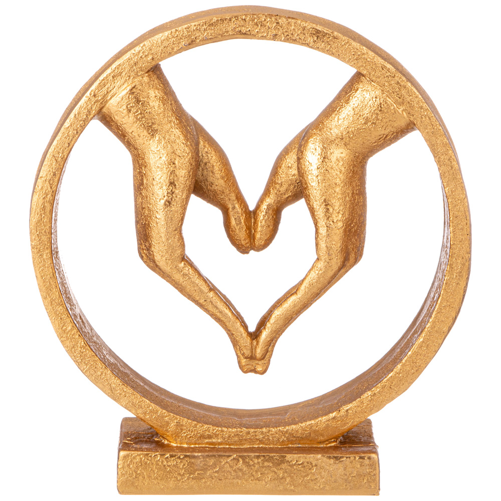 ФИГУРКА ДЕКОРАТИВНАЯ, СЕРДЦЕ ИЗ РУК, 20Х6, 5Х22 СМ