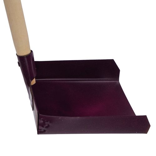 Совок металл. хоз. с вертикальной деревянной ручкой, 5/15