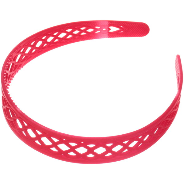 Ободок для волос пластиковый "Province - Lily", плетёнка, микс 6 цветов, 2,5 см