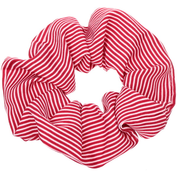 Резинка для волос "Collection School", принт полоска, микс 6 цветов, d-10см