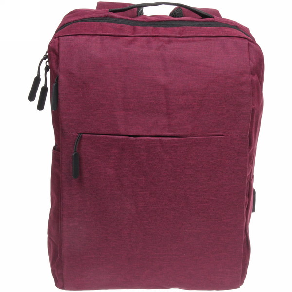 Рюкзак многофункциональный "BAST FRANKO ", с отделением для ноутбука с USB зарядкой, цвет красный, 29*10*41см