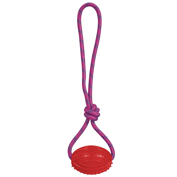 Игрушка-грейфер для собак "Регби". Длина 32 см. 4 цв. NEW