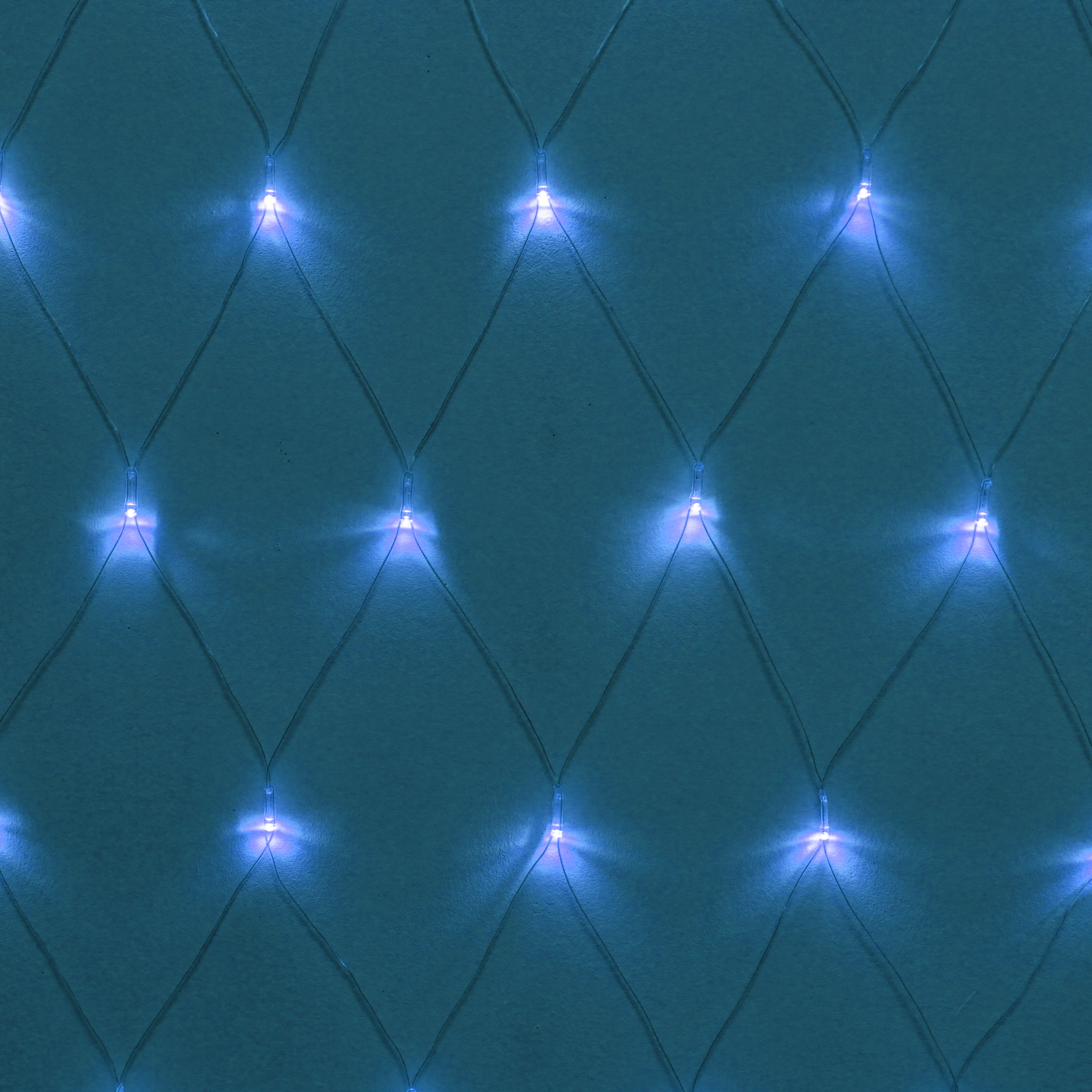 Гирлянда для дома СЕТКА ш2,0* в1,5м 144 лампы LED, прозр.пров.,8 реж, IP-20, Синий (возможность соединения)