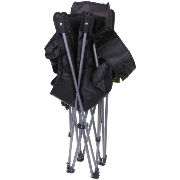 Кресло складное 2 в 1 до 100 кг DC-8077, 83*55/110*85 см, цвет: чёрный, Турист Мастер