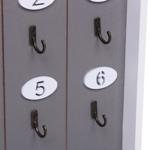 Ключница - панно настенная "АТЛАНТИКА", 6 крючков, 30*20см