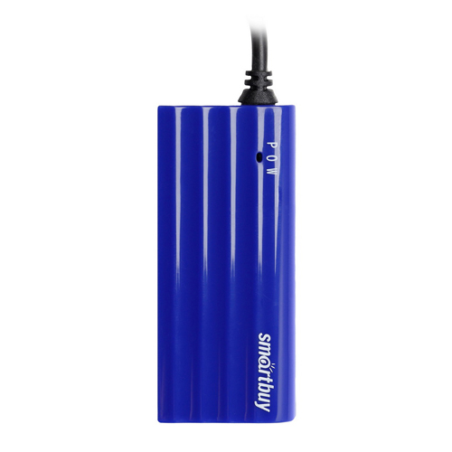 USB 2.0 Хаб Smartbuy 6810, 4 порта, голубой (SBHA-6810-B)