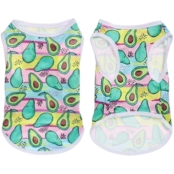 Майка для собак мелких пород "БРО на стиле", авокадо, размер S (длина спинки 26см, объем груди 32см, от 2 до 4кг)