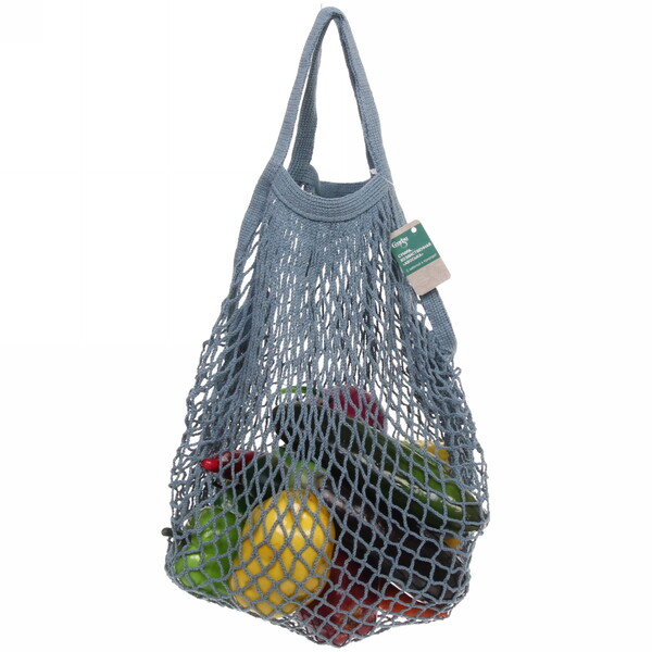 Сумка - шоппер авоська "ТРЕНДИ", цвет лазурный, 35*50см (лейбл Селфи)