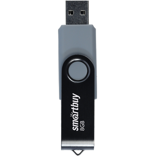 UFD 2.0 Smartbuy 008GB Twist Black-Grey (SB008GB2TWK)