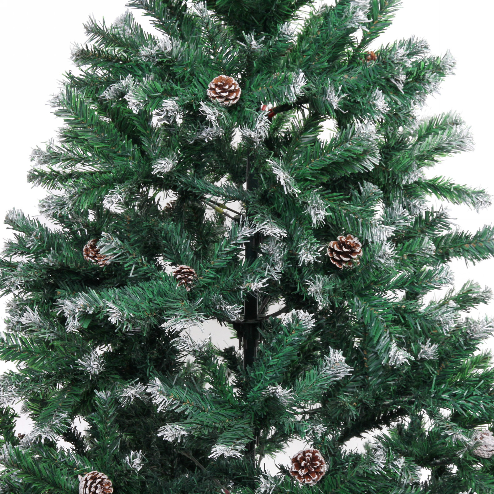 Ёлка "Зимний вечер" 180 см, ПВХ с шишками (950 веток)