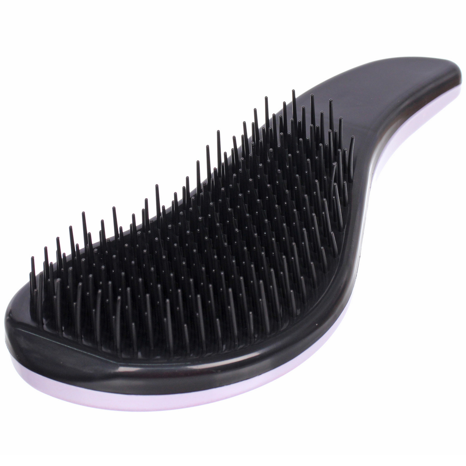 Расческа массажная компактная "ЭФФЛОДИ", микс 4 дизайна, 18*7,5см (PVC коробка)