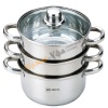 Пароварка RS\ST - 5101-02 / 4пр./кастрюля 2,5л+2 пароварки/общий объем 5,5л. (х4)