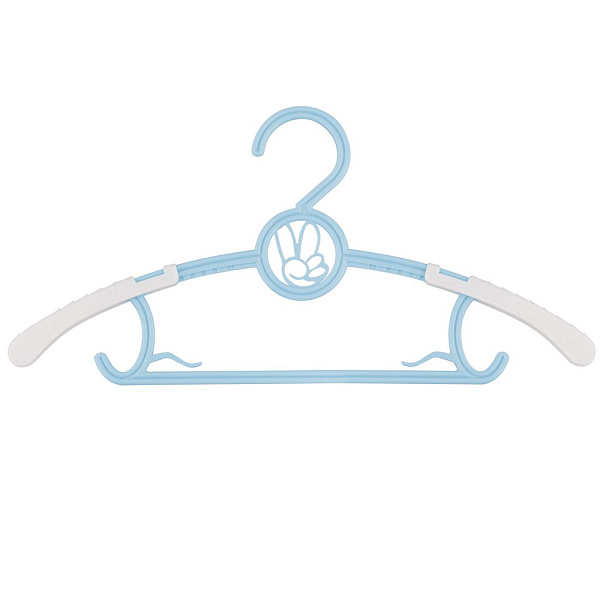 Вешалка раздвижная для детской одежды "Привет". Размер 32-42 см. 2 цв.