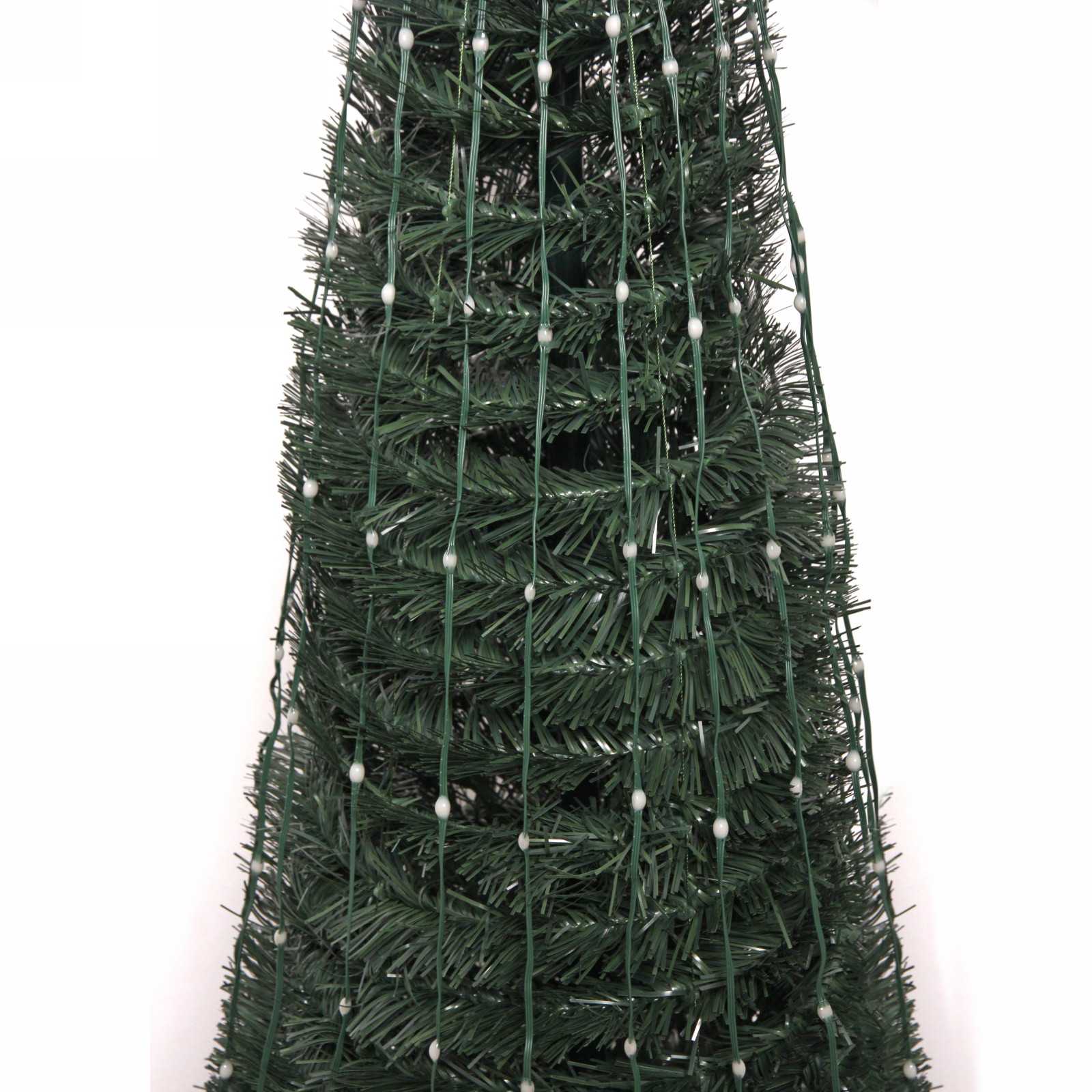 Елка с гирляндой "Ёлка" в1,8 м, d-0,6 м 17 линий 272 лампы LED, зелен. пров, более 8 реж,IP-20, RGB