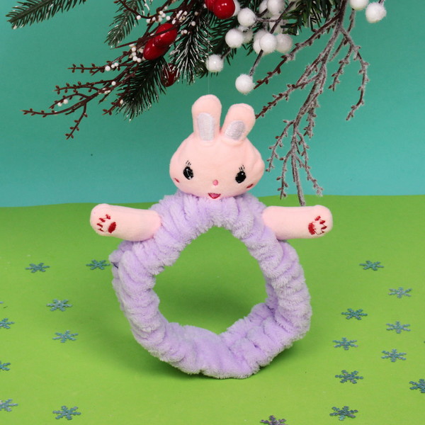 Повязка на голову "Кокетка - Bunny Kika", микс 4 цвета, 6*20 см