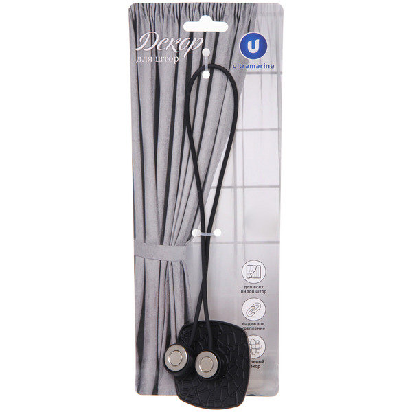 Подхват для штор на магните "Кутюрье розовое золото" 6*6см